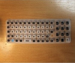 Клавиатура резиновая для ТСД VC5090-half
